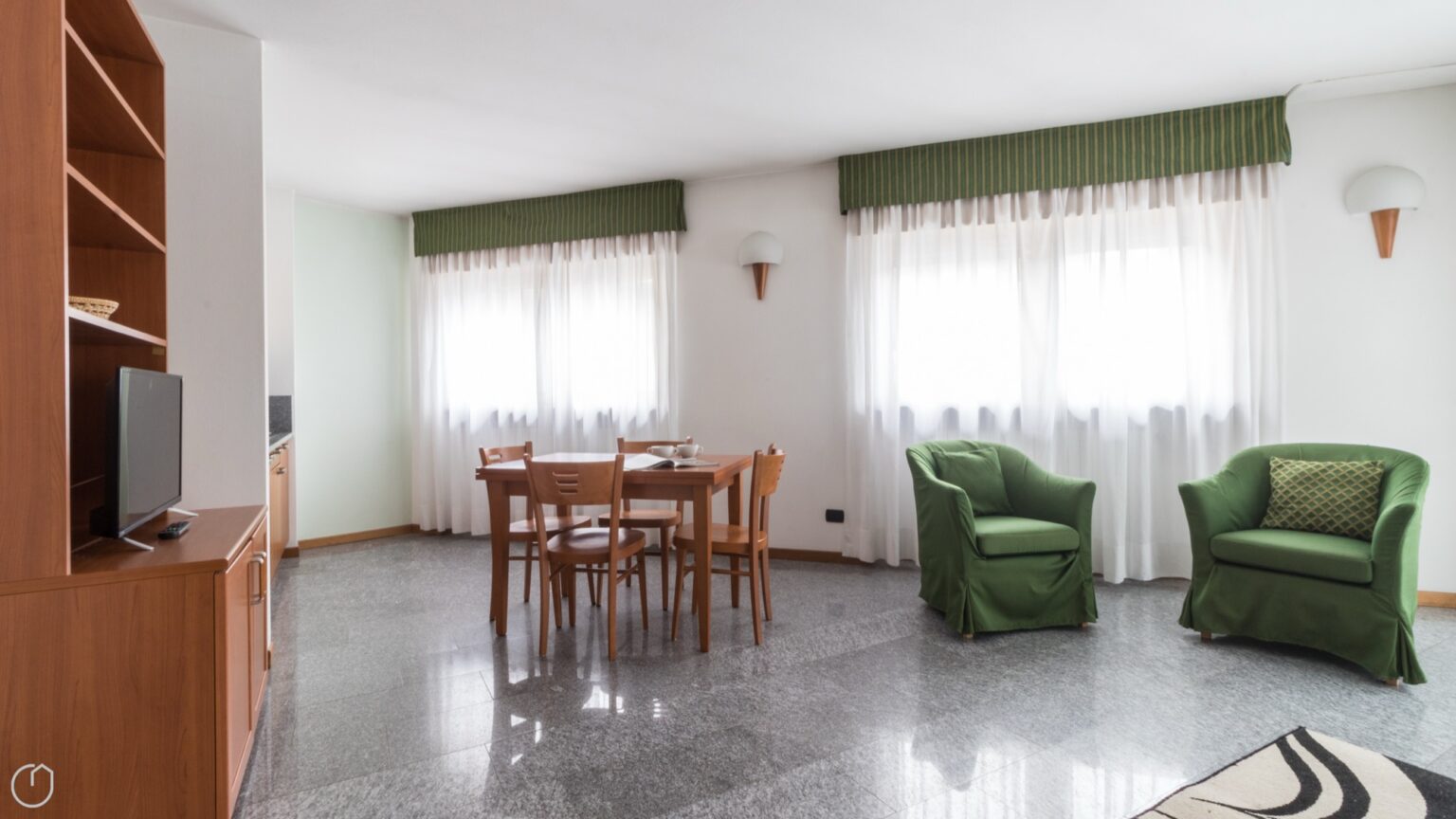 appartamento bilocale comfort in Valmalenco - zona giorno