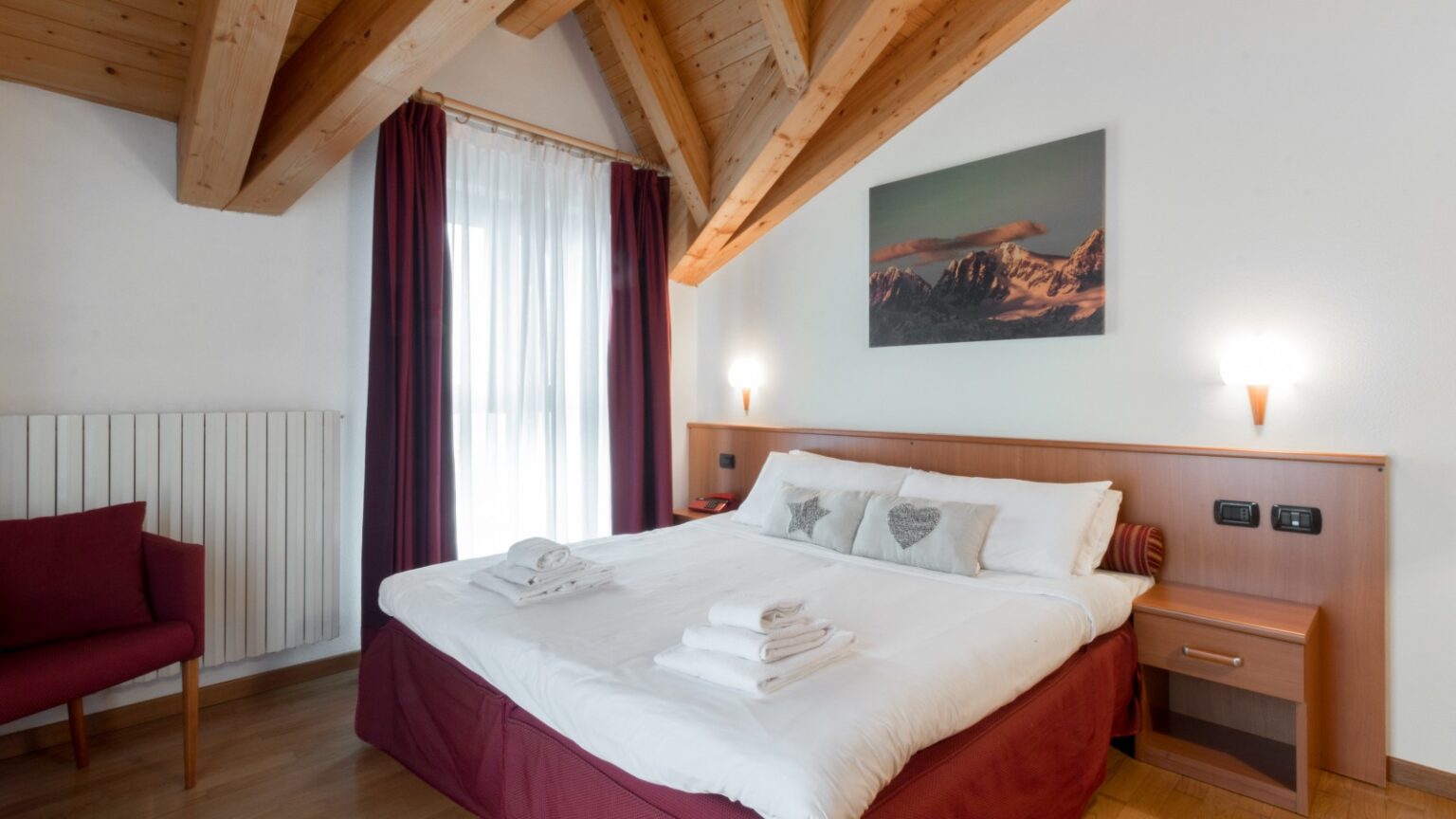 bilocale deluxe in Valmalenco - camera matrimoniale