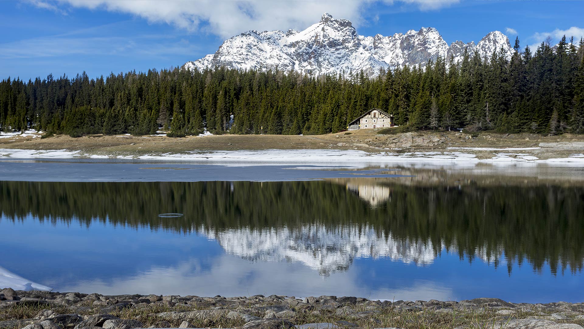 lago palù in Valmalenco