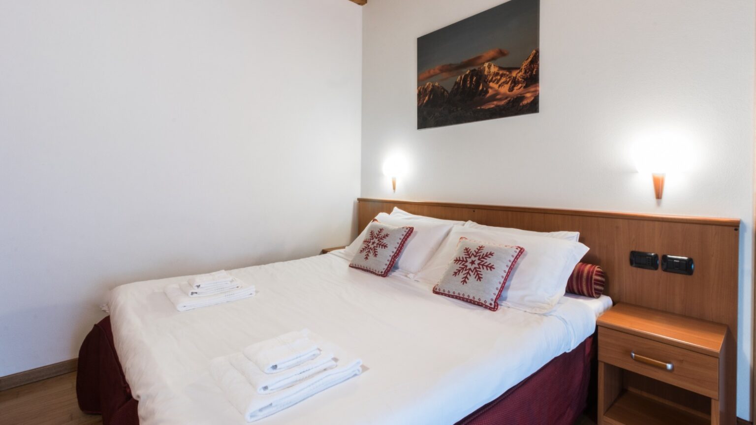 trilocale deluxe in Valmalenco - camera da letto