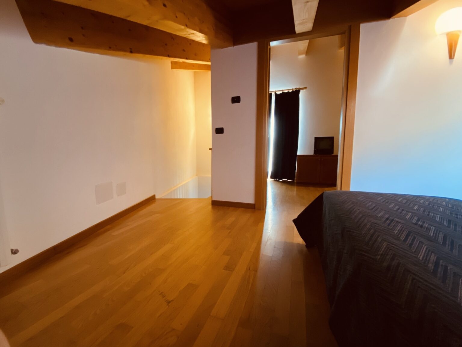 camera matrimoniale in appartamento deluxe in Valmalenco