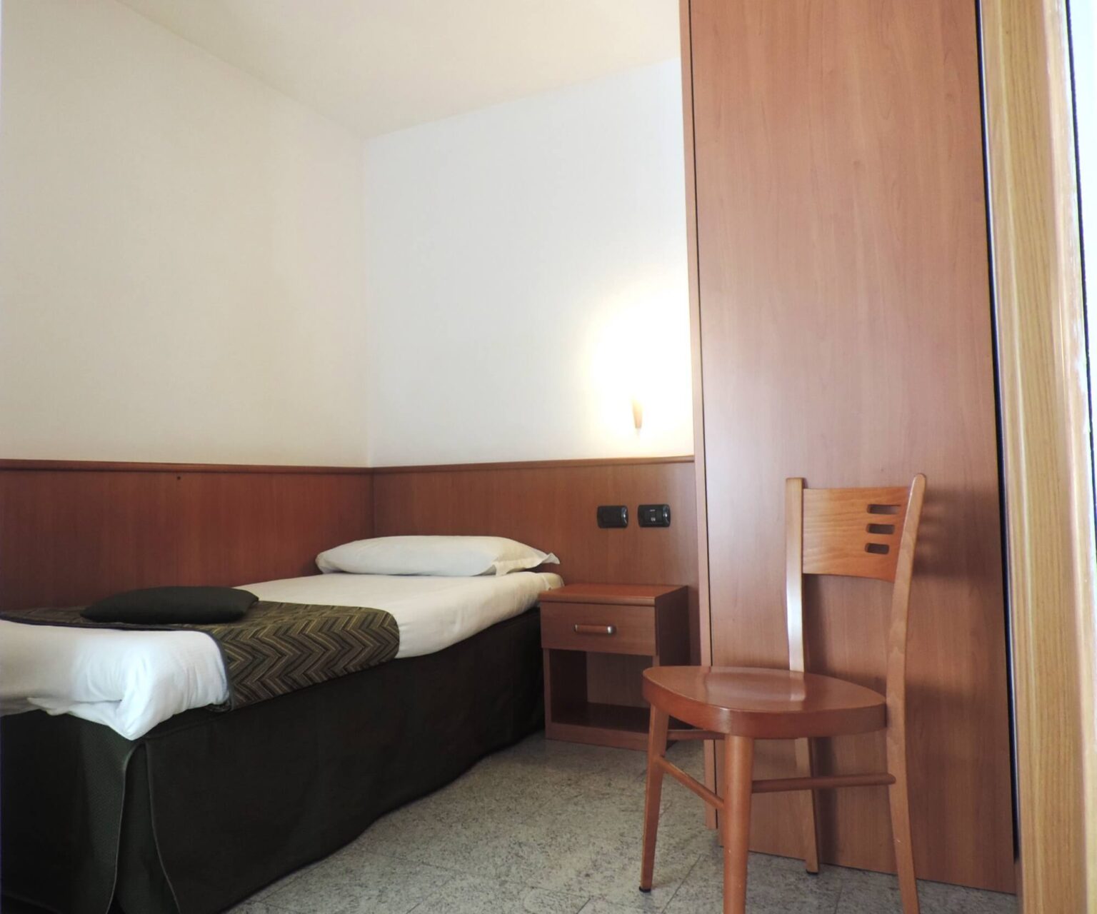 monolocale con letto singolo in Residence Pizzo Scalino Valmalenco