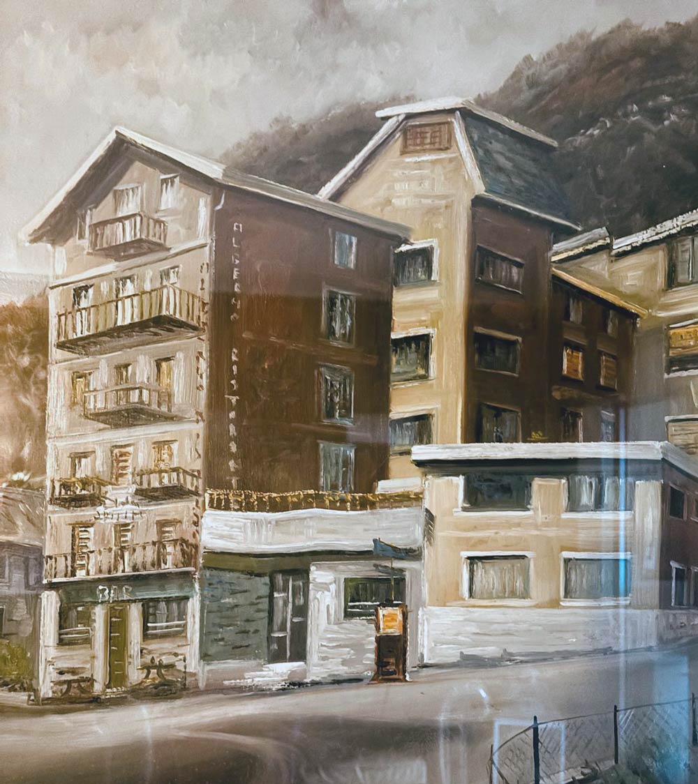illustrazione del residence pizzo scalino in valmalenco